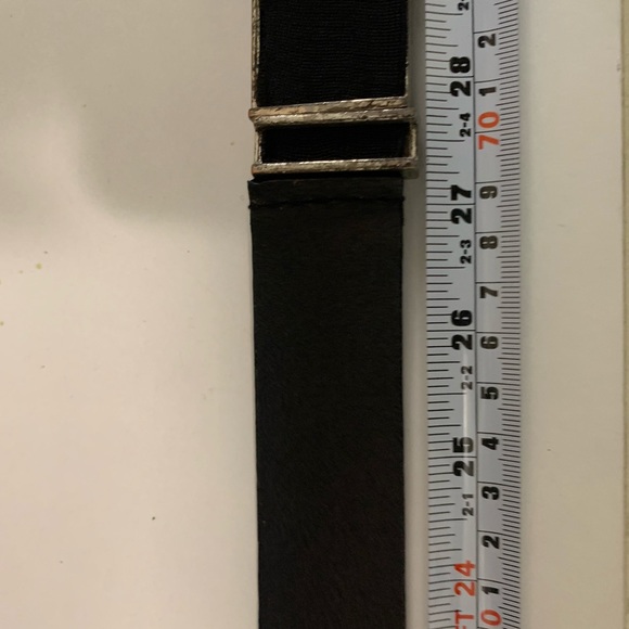 Chicos leather / silver tone ladies belt ✅ - Picture 5 of 11